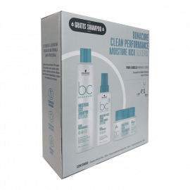 SCHWARZKOPF BONACURE PACK MOISTURE SHAMPOO 250ml + ACONDICIONADOR 200ml + TRATAMIENTO 200ml