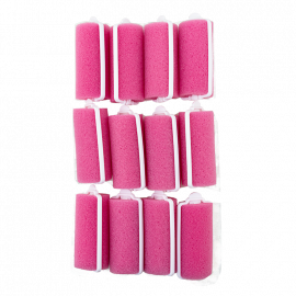 RULERO ROSADO DE ESPONJA 2.8X7.0CM 12u