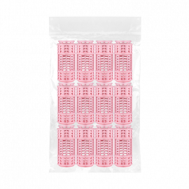 RULERO ROSADO PLASTICO CON TAPA 2.8 X 7.6cm 12u