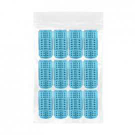 RULERO CELESTE PLASTICO CON TAPA 3.8X7.6CM 12u