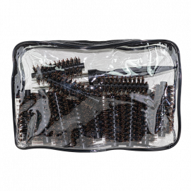 RULEROS SET DE 12u - 4 PEQ, 4 MED, 4 GRA + MANGO