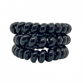 LIGAS ESPIRAL NEGRO 3 Unid.