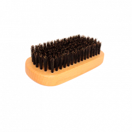 CEPILLO DE MADERA PARA BARBA CON CERDAS NATURALES