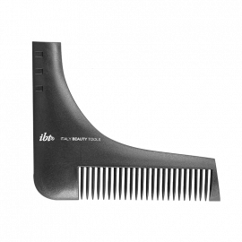 PEINE GUIA PARA BARBA  11.2CM NEGRA