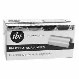 PAPEL ALUMINIO 30M X 12CM COLOR PLATEADO 15micras