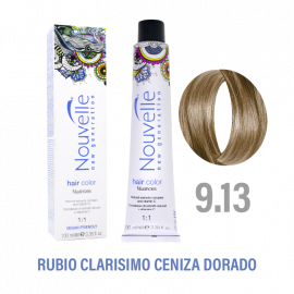 TINTE 9.13 RUBIO CLARISIMO CENIZA DORADO NEW GENERATION 100ml