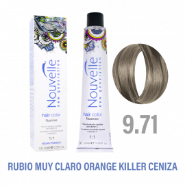 TINTE 9.71 RUBIO MUY CLARO NARANJA  KILLER CENIZA NEW GENERATION 100ml
