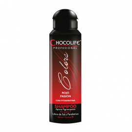 SHAMPOO ROJO PASION TONO SOBRE TONO - PH NEUTRO ESTIMULA EL CRECIMIENTO 500ml.