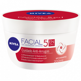 CREMA FACIAL ANTI-ARRUGAS VITAMINA E 200ML