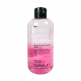 SAMY DESMAQUILLANTE DUAL A PRUEBA DE AGUA 260ML