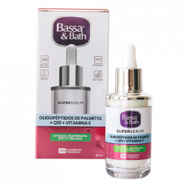 SUPER SERUM OLIGOPÉPTIDOS, ANTIEDAD, REAFIRMANTA, EFECTO RELLENO 30ml.