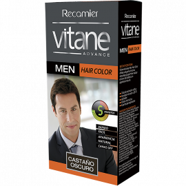 TINTE CASTAÑO OSCURO PARA HOMBRES 25G