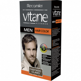 TINTE CASTAÑO CLARO PARA HOMBRES 25gr.