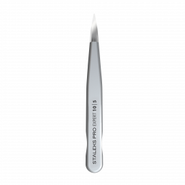 Pinza profesional para cejas con borde puntiagudo Staleks