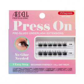 PESTAÑAS CON ADHESIVO PRESS ON WISPIES NATURAL