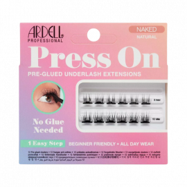 PESTAÑAS CON ADHESIVO PRESS ON NAKED NATURAL