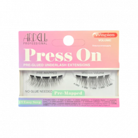 PESTAÑAS CON ADHESIVO PRESS ON WISPIES VOLUME PRE-MAPPED