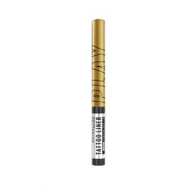 DELINEADOR LIQUIDO PARA OJOS PLAY TATTOO 2.1ml DROP-METALLIC GOLD