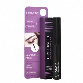 DELINEADOR LÍQUIDO CON PINCEL NEGRO PARA OJOS 6g