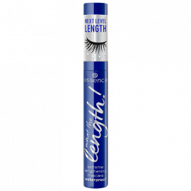Mascara de pestañas waterproof  what the length extreme lengthening negro 02 10 ml-Essence