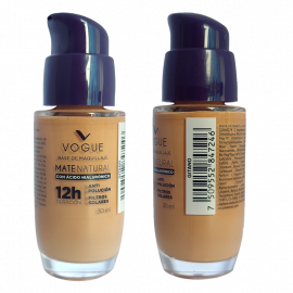 BASE MAQUILLAJE MATE NATURAL CON ÁCIDO HIALURÓNICO 12h. 30ml. GITANO