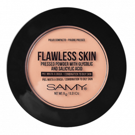 POLVO COMPACTO PARA PIEL MIXTA A GRASA TONO 6 TAN FAIR FLAWLESS SKIN 9g