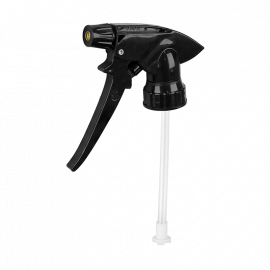 VALVULA PISTOLA PUNTA DE COBRE REMACHE METALICO NEGRA