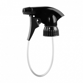 VALVULA PISTOLA PUNTA DE PLASTICO NEGRA