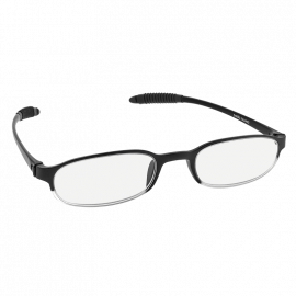 LENTES DE LECTURA CON ESTUCHE PLASTICO +2.00 MARCO NEGRO