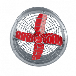 EXTRACTOR DE AIRE COMERCIAL CON TUBO AXIAL 50CM CON REJILLA 370W- EVACUACION 5800M3