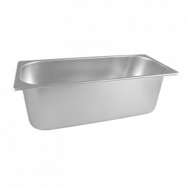 BANDEJA PARA HELADOS A. INOX TAMANO 14.17 plg X 6.50 plg - 36 X 16.50 X 12 CM - 5.0L