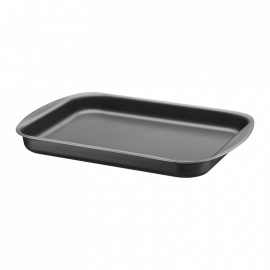 FUENTE PARA HORNO BRASIL RASA DE ALUMINIO CON REVESTIMIENTO INTERNO Y EXTERNO DE ANTIADHERENTE STARFLON MAX GRAFITO DE 34 cm Y 2.9 L