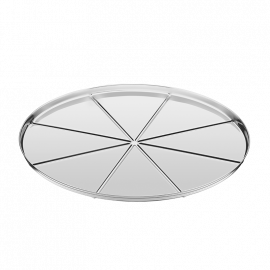 MOLDE PARA PIZZA ACERO INOXIDABLE.