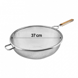 COLADOR DE ACERO INOXIDABLE MALLA MEDIANA Ø 36.8cm.
