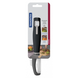 PELADOR VERANO CON HOJA DE ACERO INOXIDABLE CON FILO MICRODENTADO Y MANGO DE POLIPROPILENO ONIX