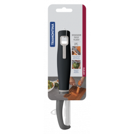 PELADOR VERANO CON HOJA DE ACERO INOXIDABLE Y MANGO DE POLIPROPILENO CORTE JULIANA ONIX