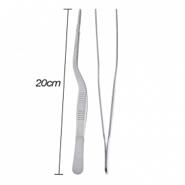 PINZA DE PRECISION PARA EMPLATAR 20 cm REFORZADA 430 S/S