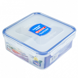 REPOSTERO HERMETICO CUADRADO CON DIVISION 0.9QT 29Oz. 870ml.