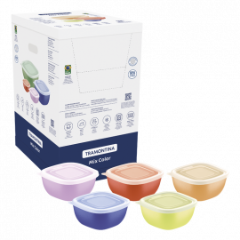 REPOSTERO MIXCOLOR DE POLIPROPILENO CON TAPA 300 ml