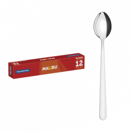 MALIB CUCHARA REFRESCO 12uds ACERO INOXIDABLE