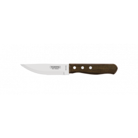 CUCHILLO PARA BARBACOA JUMBO CON HOJA DE ACERO INOXIDABLE Y MANGO DE MADERA NATURAL DE 5 in