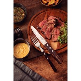 POLYW CUCHILLO PARA ASADO 6 PULGADAS MANGO DE MADERA