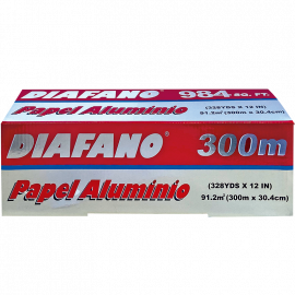 PAPEL ALUMINIO MULTIUSO 300m x 30.4cm 17micras