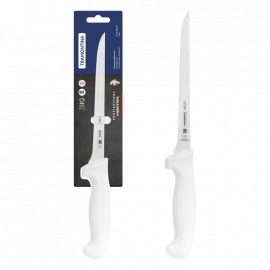 CUCHILLO PARA DESHUESAR PROFESSIONAL DE 7 in CON HOJA DE ACERO INOXIDABLE Y MANGO DE POLIPROPILENO BLANC