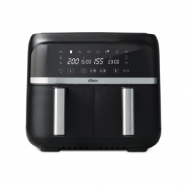 FREIDORA DE AIRE DUAL 7.6LT. CAPACIDAD 3.8Lt. C/BANDEJA 1800WATTS CKSTAF7MCDDF-01