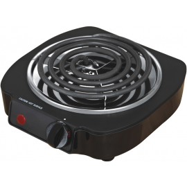 HORNILLA 1 QUEMADOR ELECTRICA REDONDA NEGRA 750W