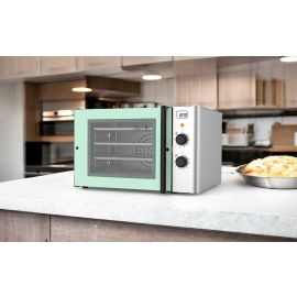 HORNO ELÉCTRICO TURBO CON PERILLA COLOR VERDE GLACE 127V 60Hz 2000W