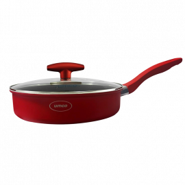 SARTEN JUMBO T/V 28cm. ROJO