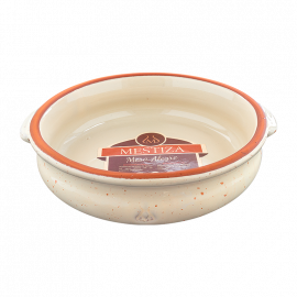 CAZUELA CREMA CON ASA 19cm/17oz (6)
