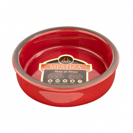 CAZUELA ROJA SIN ASA 11CM/5OZ